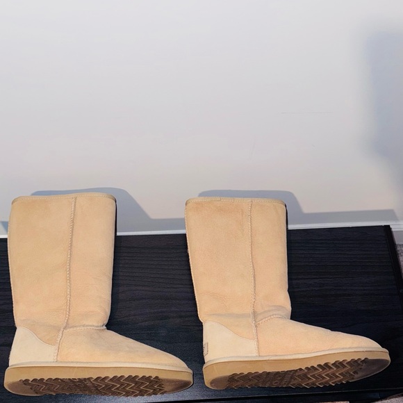 UGG Tan Classic Tall Boots - Picture 7 of 8